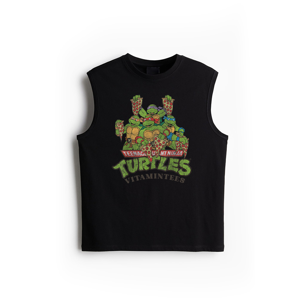 Teenage Mutant Ninja Turtles Multiple Smiles  Slices Tank Top