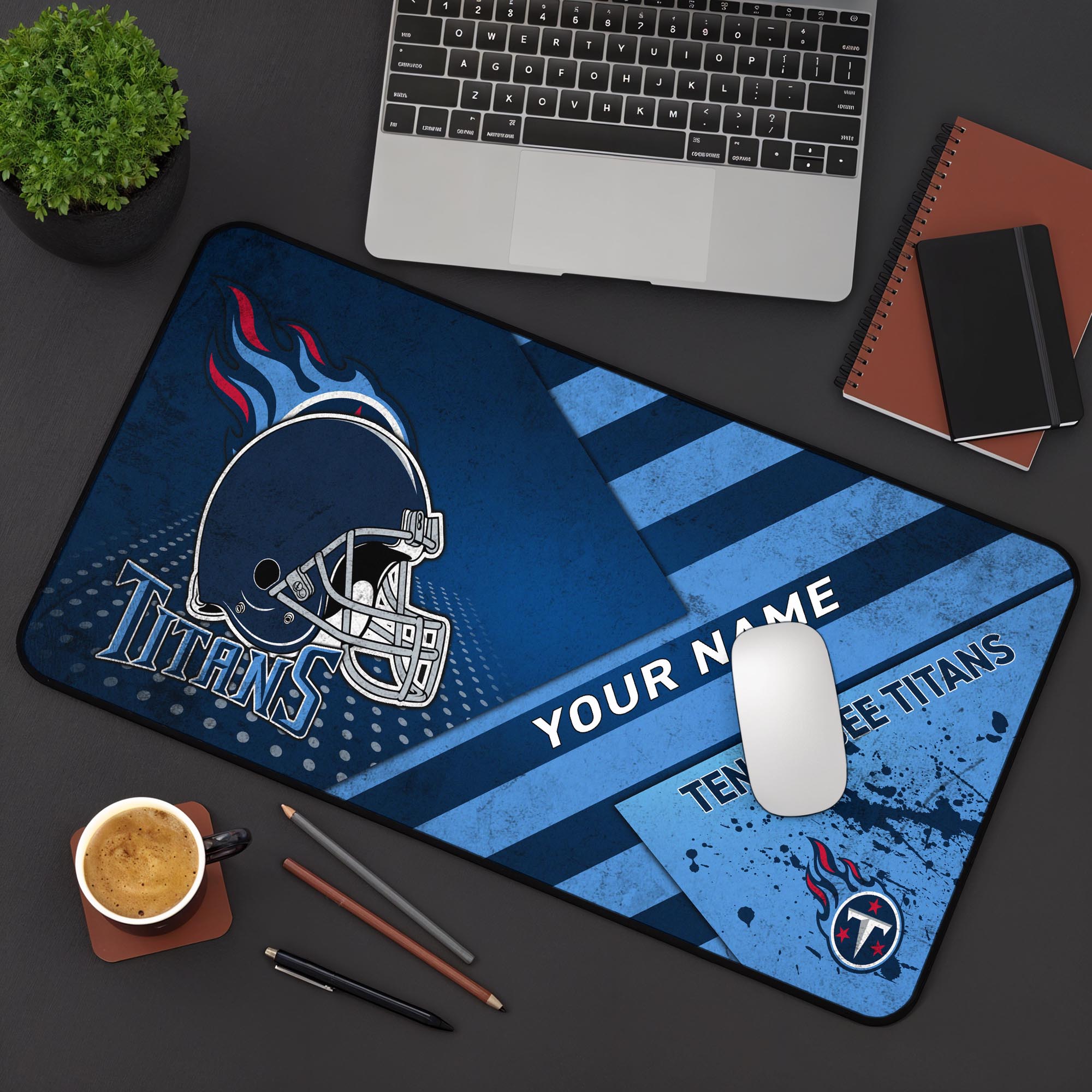 Tennessee Titans 2025 Version Mouse Pad Custom Printed, Sport Team Mouse Pad, Sport Gift For Fans