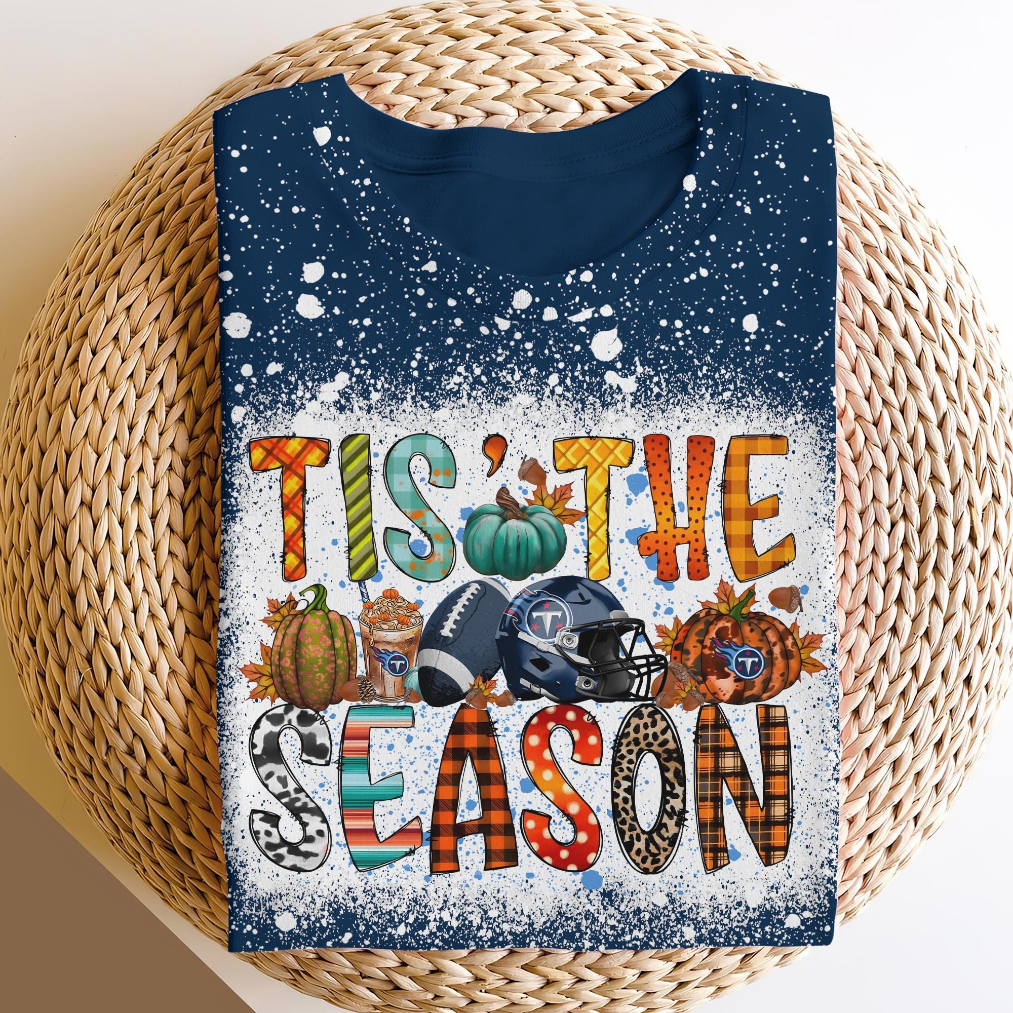 Tennessee Titans 3D Shirts, Tis The Season Shirts, Sport Shirts For Fan