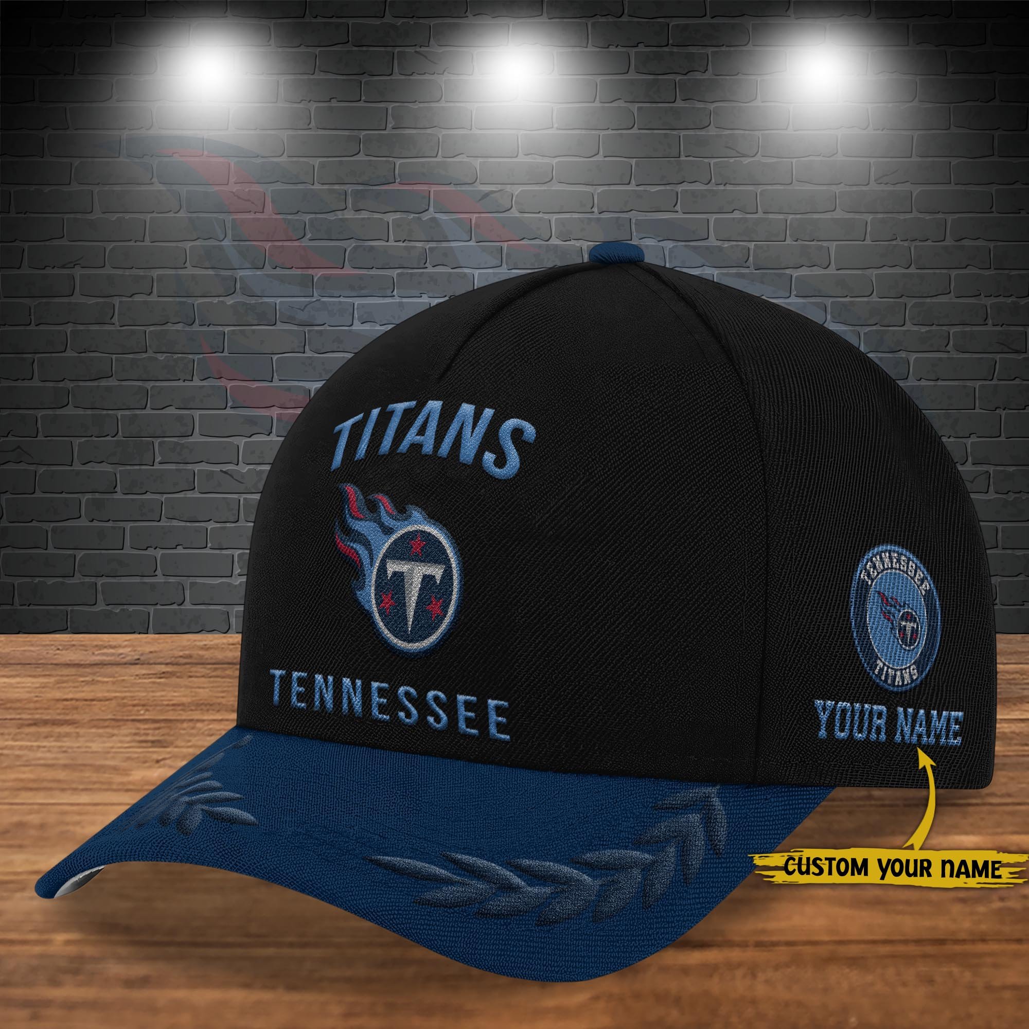 Tennessee Titans Cap New 2025 Version Custom Your Name, Sport Team Cap, Sport Gift For Fans