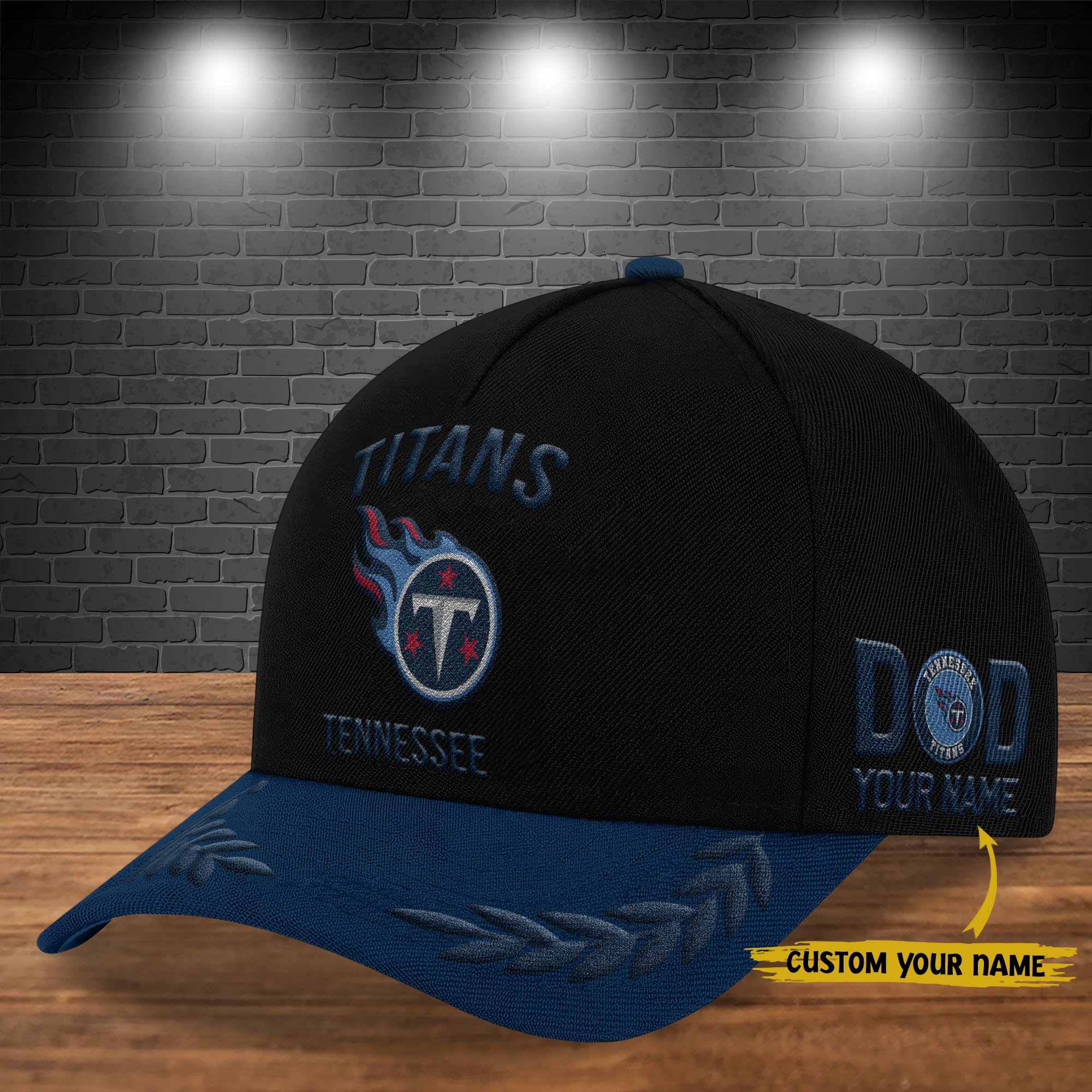 Tennessee Titans Cap New 2025 Version Custom Your Name, Sport Team Cap, Sport Gift For Fans, Fathers Day Gifts