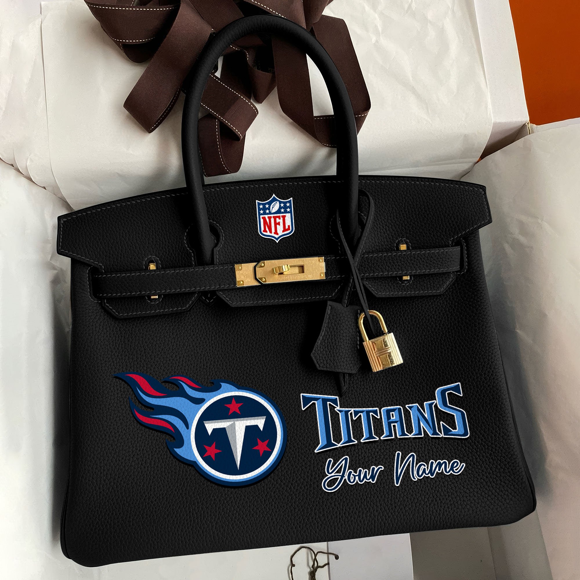 Tennessee Titans Deluxe Handbag For Women Custom Your Name 2025 Versions, Sport Deluxe Handbag
