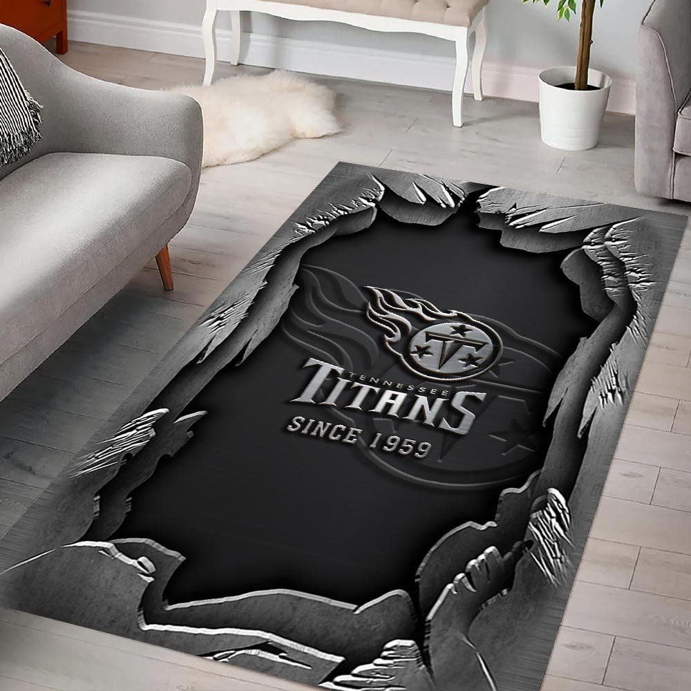 Tennessee Titans Living Room Rug, Football Team Living Room Rug 2025 Versions, Football Fan Gifts 