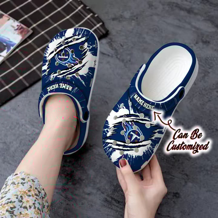 Tennessee Titans Personalized Limited Clog BG247