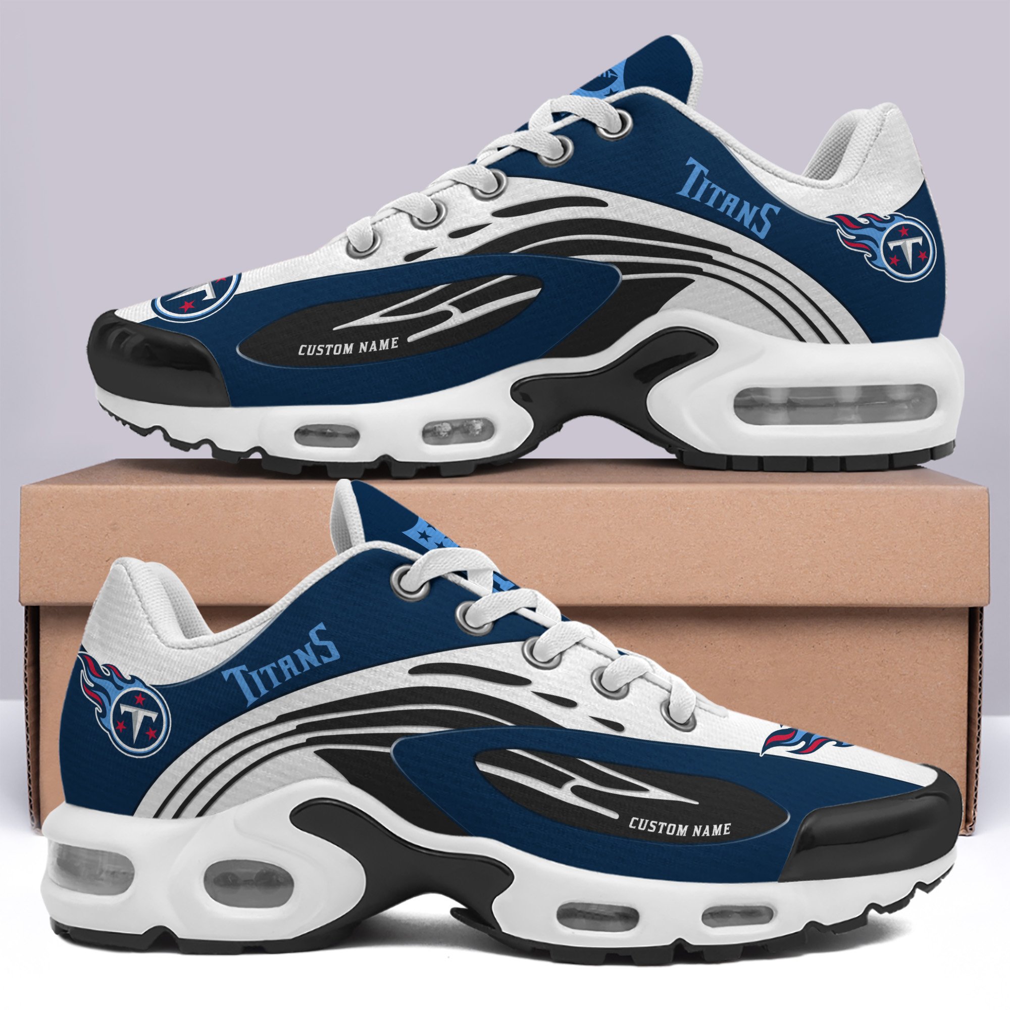 Tennessee Titans TN Shoes 2025 Version Custom Your Name, Football Team Shoes, Football Lover Gifts