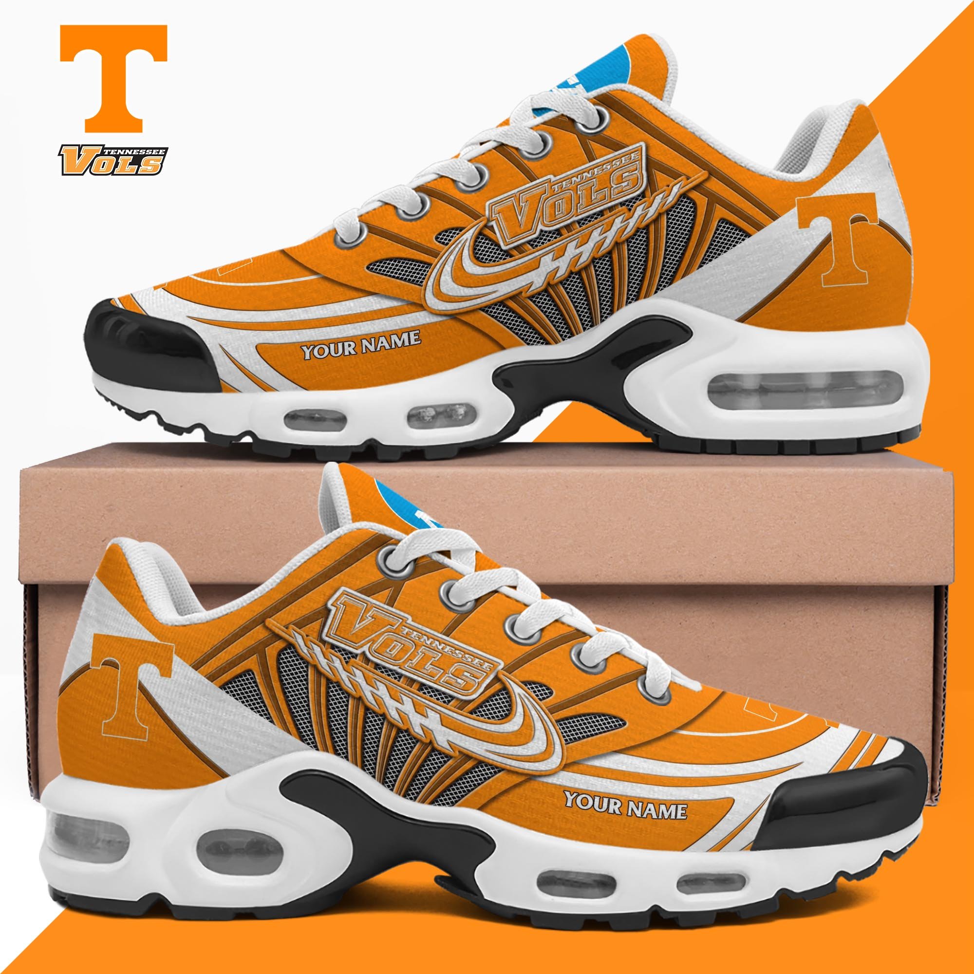 Tennessee Volunteers TN Shoes 2025 Version Custom Your Name, Shoes For Sport Fans, Gift For Fans