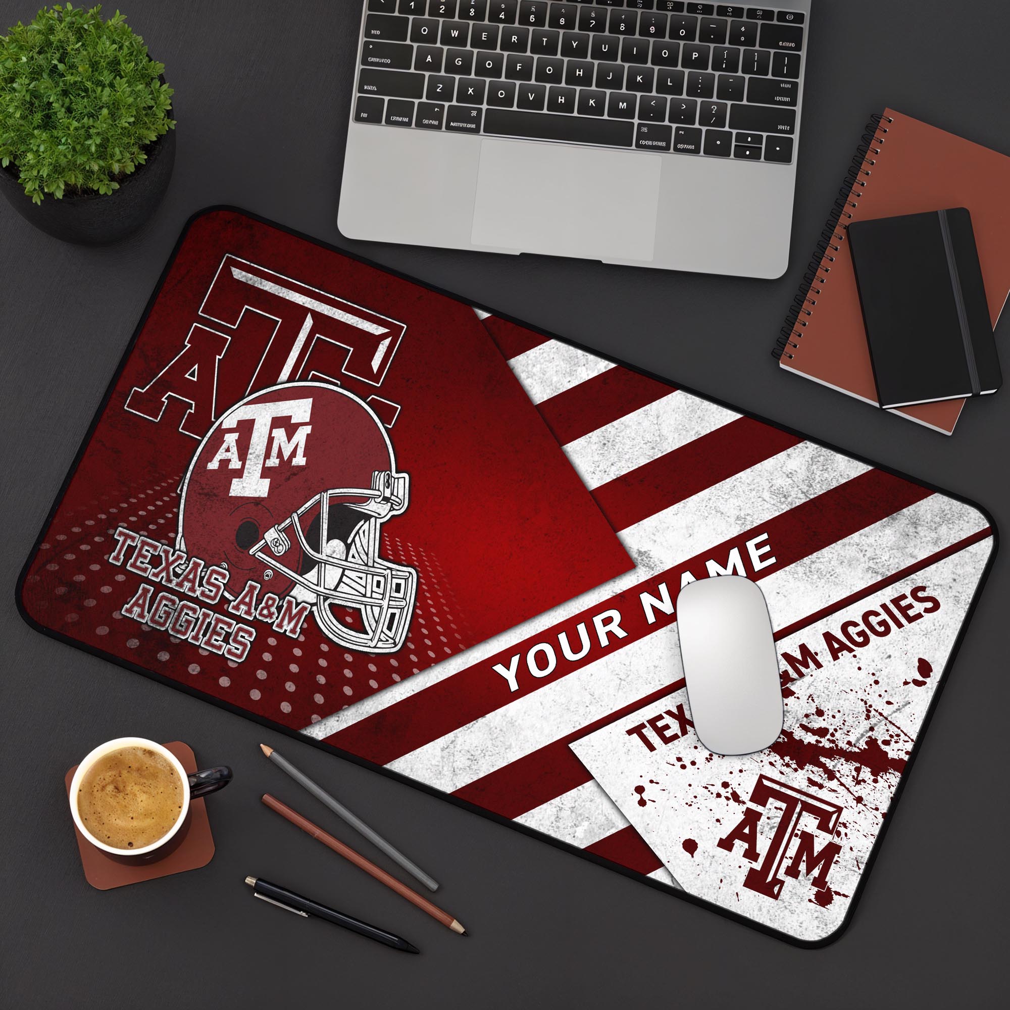 Texas A#038M Aggies 2025 Version Mouse Pad Custom Printed, Sport Team Mouse Pad, Sport Gift For Fans