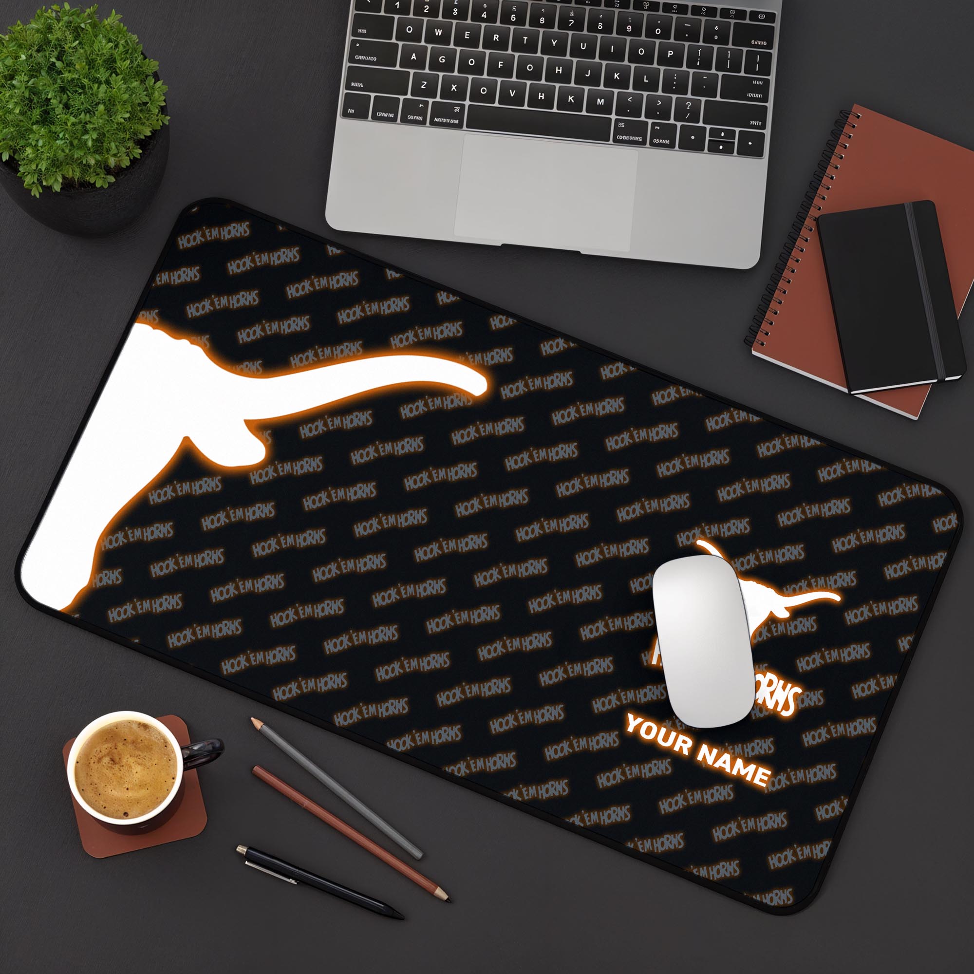 Texas Longhorns 2025 Version Mouse Pad Custom Printed, Sport Team Mouse Pad, Sport Gift For Fans