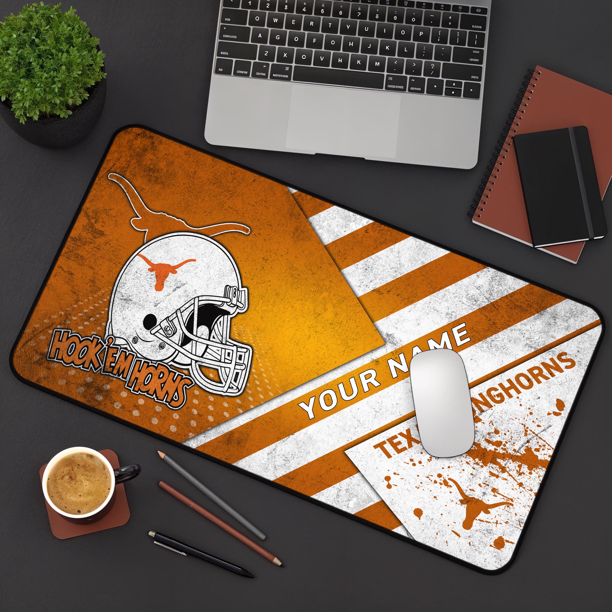Texas Longhorns 2025 Version Mouse Pad Custom Printed, Sport Team Mouse Pad, Sport Gift For Fans