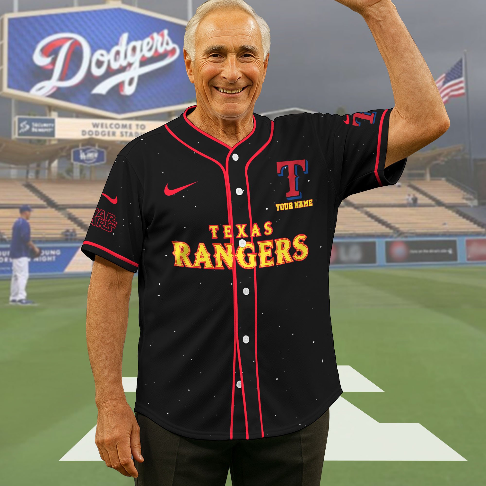 Texas Rangers Baseball Shirt X Star War , Baseball Jersey Editions Limited 2025 Custom Name, Sport Gifts