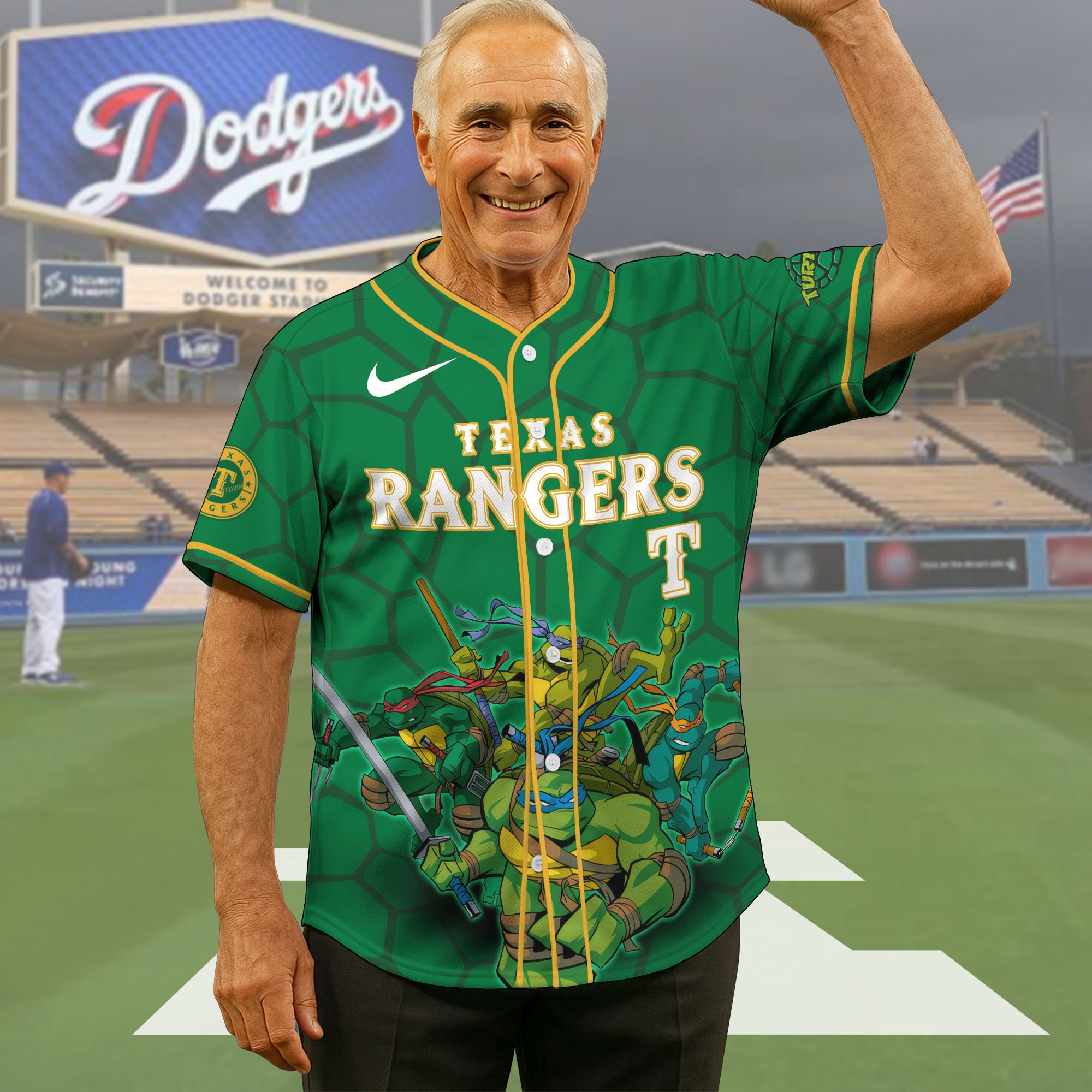 Texas Rangers Baseball Shirt X Teenage Mutant Ninja Turtles , Baseball Jersey Editions Limited 2025, Baseball Shirt For Sport Fan, Gift Sport Fans