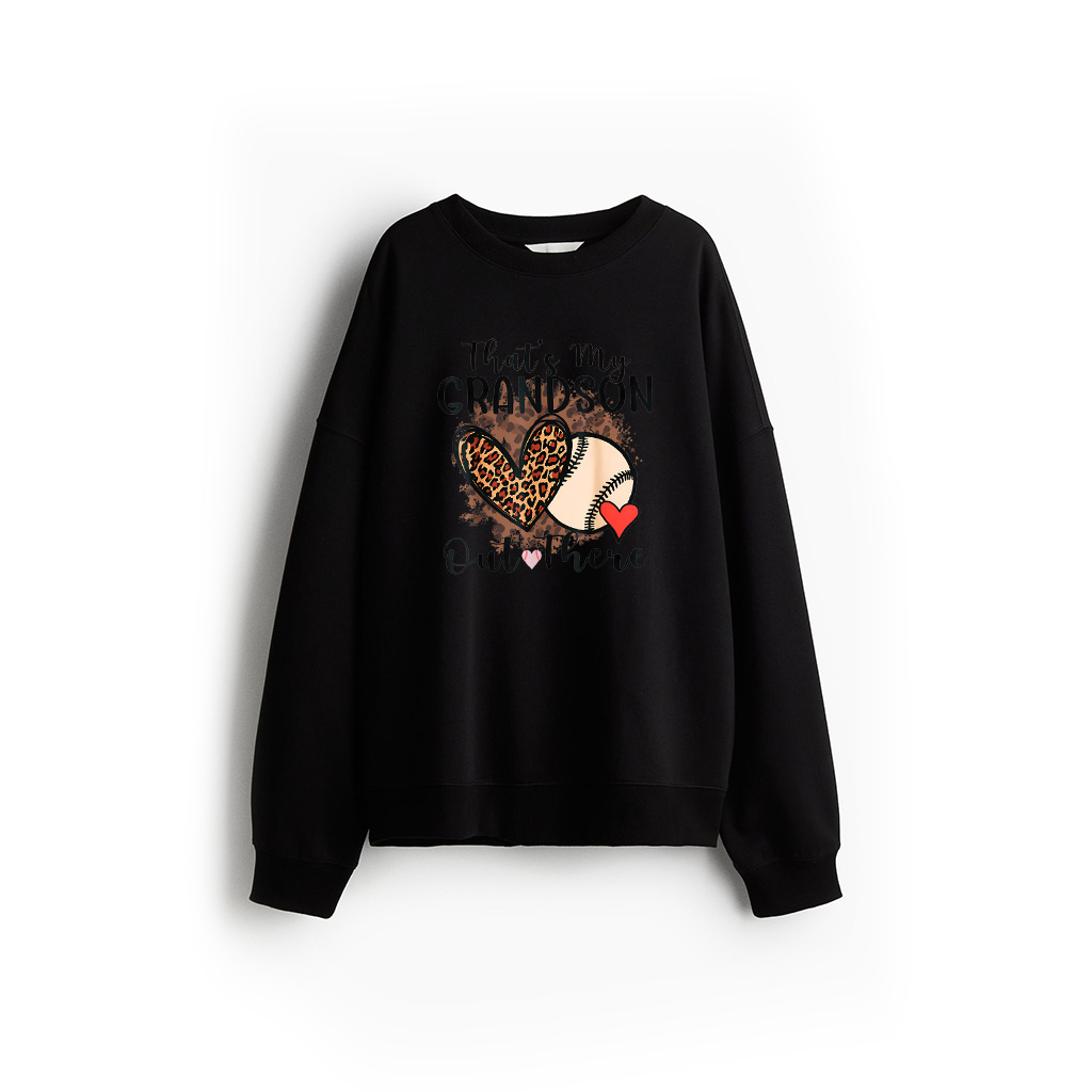 That's My Grandson Out There Baseball Grandma Mothers Day Sweatshirt