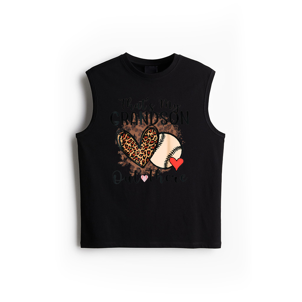 That's My Grandson Out There Baseball Grandma Mothers Day Tank Top