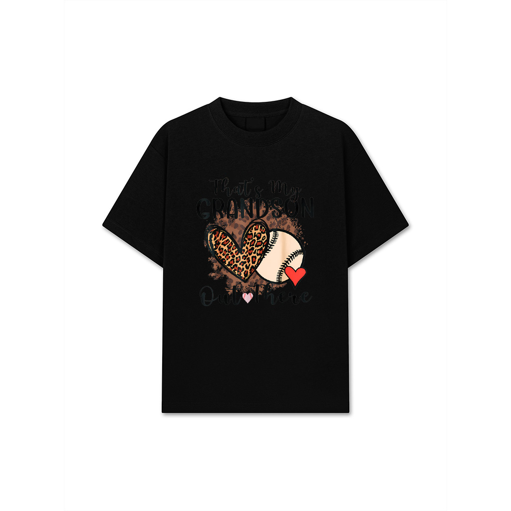 That's My Grandson Out There Baseball Grandma Mothers Day T-Shirt
