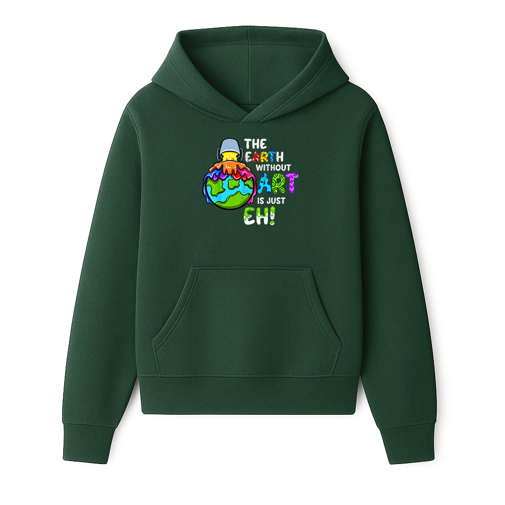 The Earth Without Art Is Just Eh Planet Hoodie - Image 3