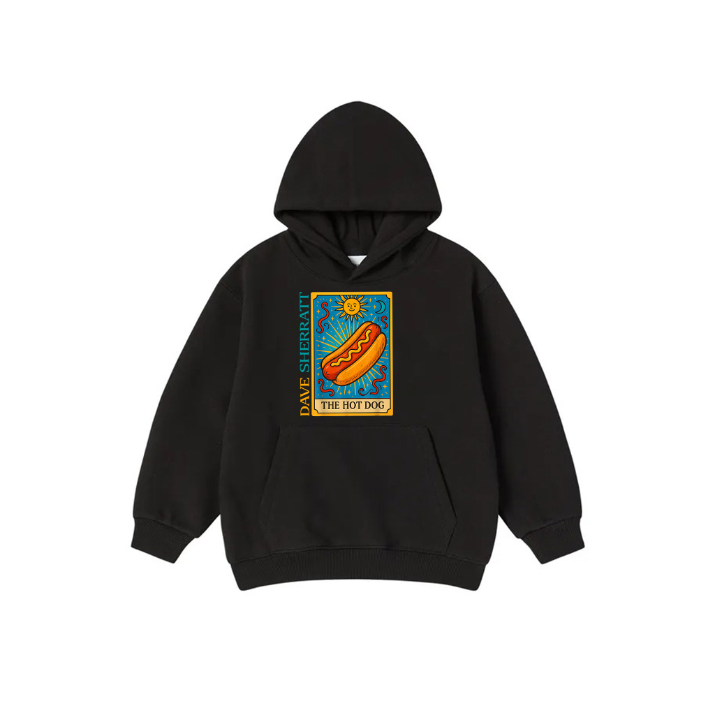 The Hot Dog Tarot Card Funny Foodie Food Lover Bun Lover Hoodie