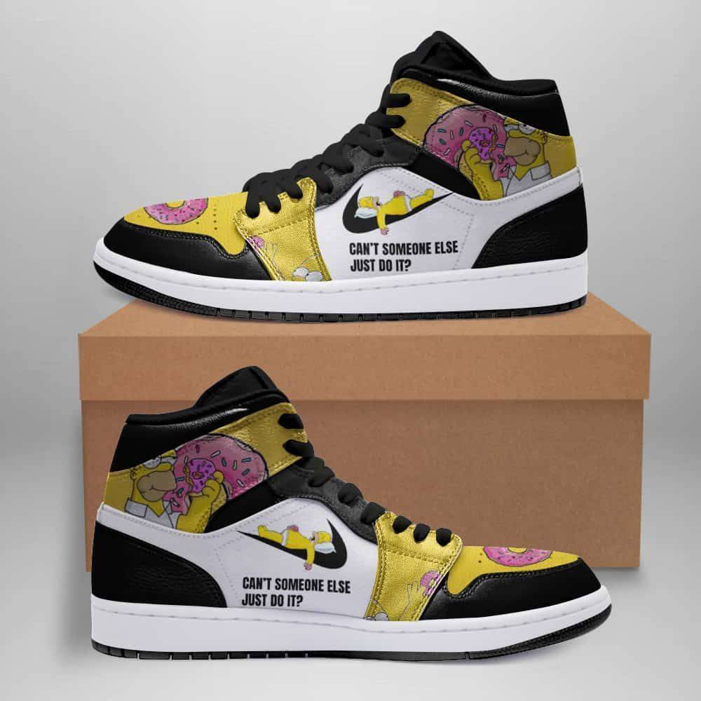 The Simpson Cant Someone Else Just Do It Air Jordan 1 Sport Custom Sneakers PH0552