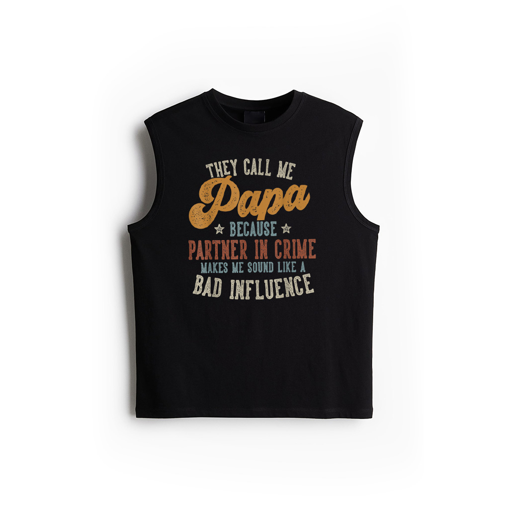 They Call Me Papa Funny Father's Day Papa Tank Top