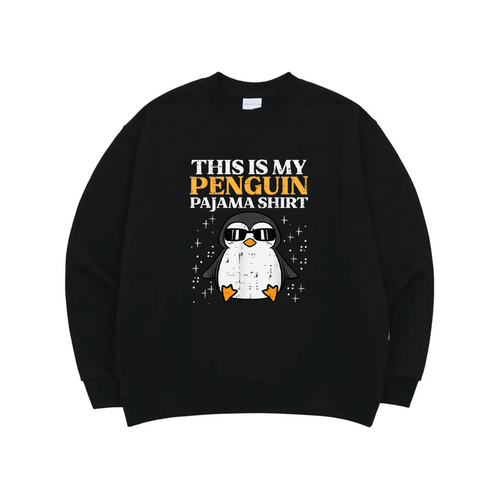 This Is My Penguin Pajama Shirt Girls Boys Kids Women Men Sweatshirt