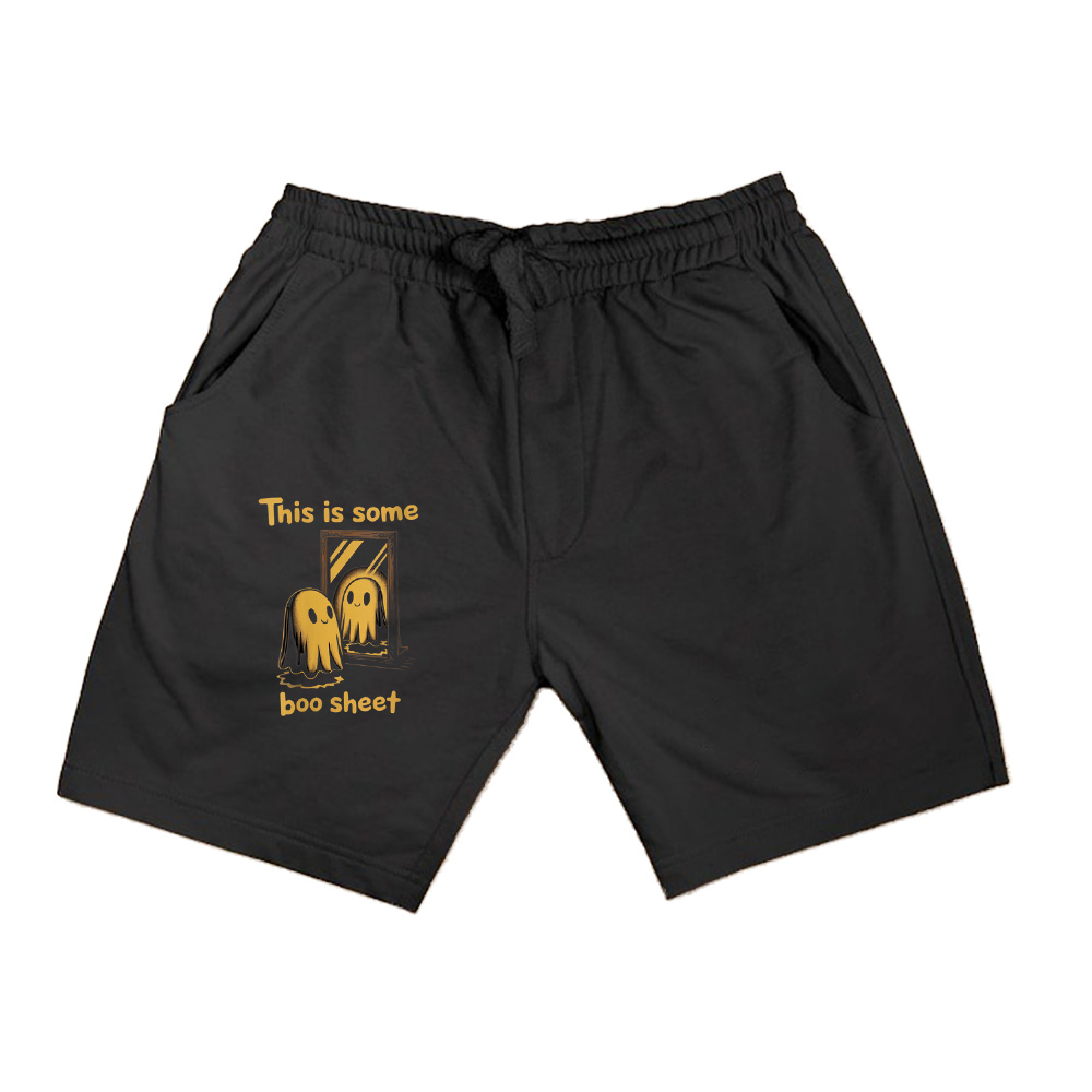 This Is Some Boo Sheet Ghost Retro Funny Halloween Men Women Shorts