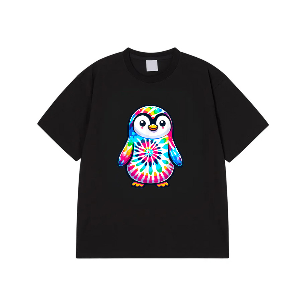Tie Dye Penguin Lover Shirt Psychedelic Penguin T-Shirt