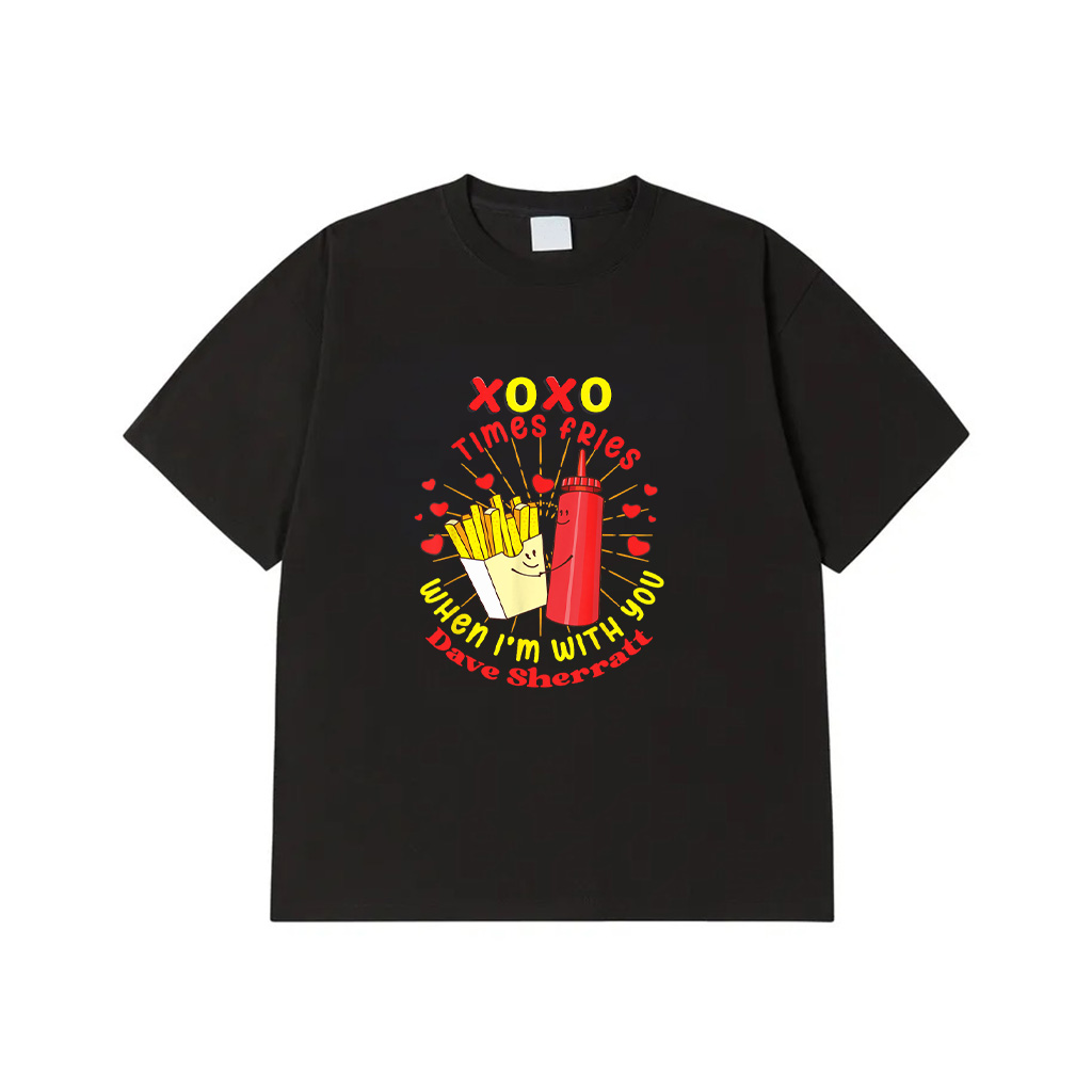 Time Fries When I’m With You Fastfood Lovers Valentine Day T-Shirt