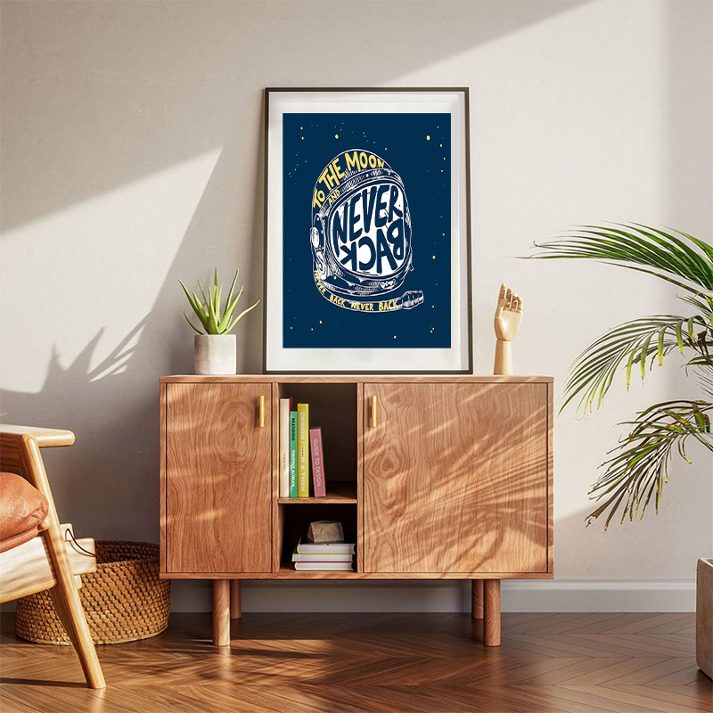 To The Moon And Never Back Poster