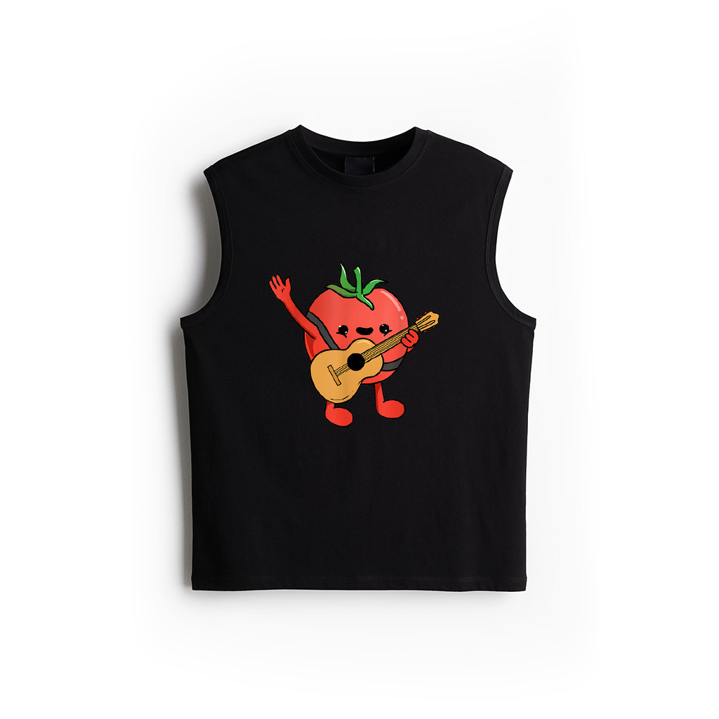 Tomato Playing Guitar Tomato Lover Tank Top