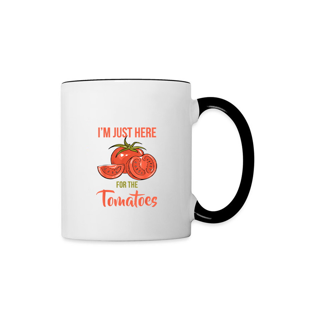 Tomato Print  I’m Just Here For The Tomatoes Mug