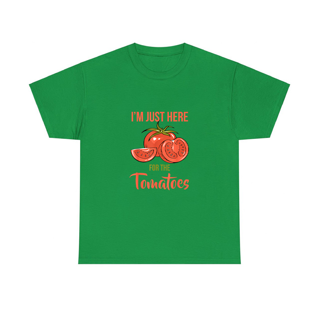 Tomato Print  I’m Just Here For The Tomatoes T-Shirt