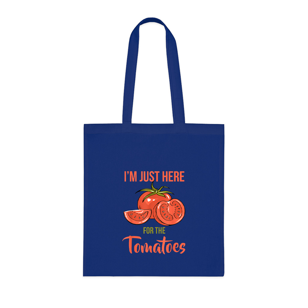 Tomato Print  I’m Just Here For The Tomatoes Tote Bag
