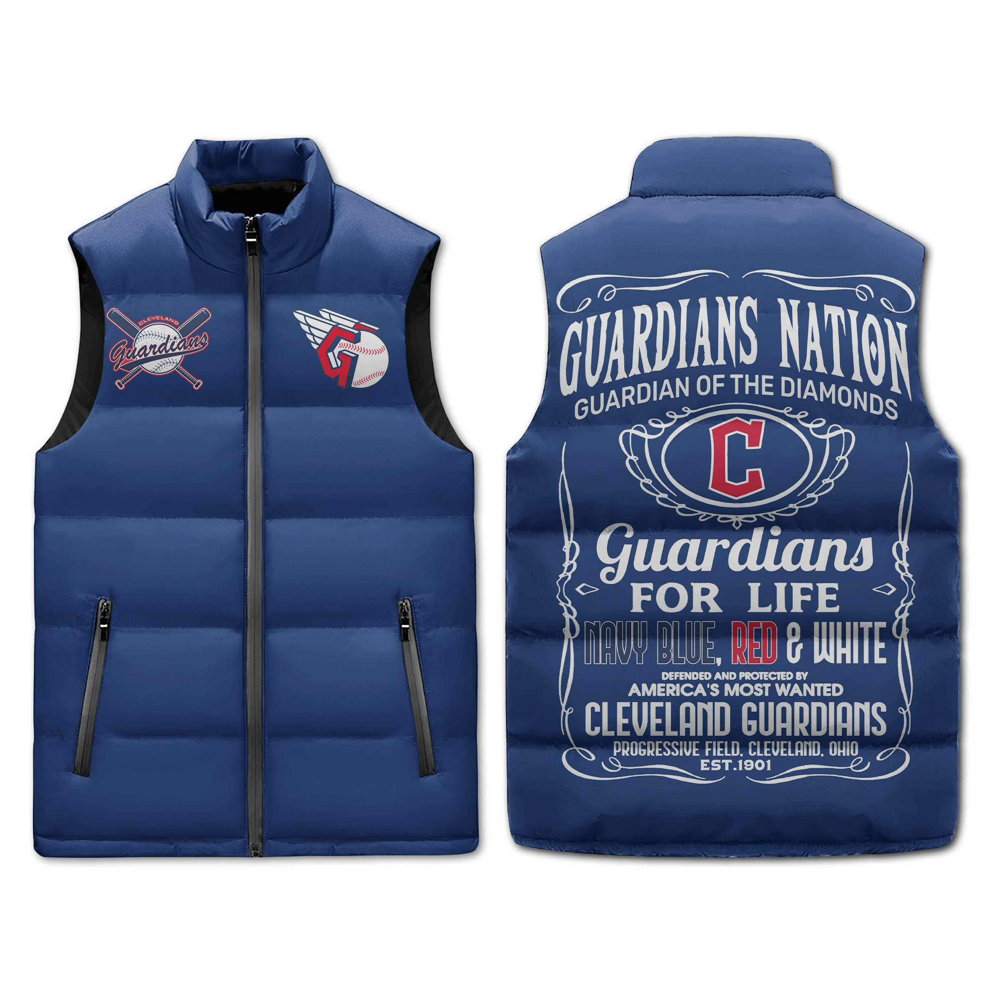 Toronto Blue Jays MLB Sleeveless Puffer Jacket
