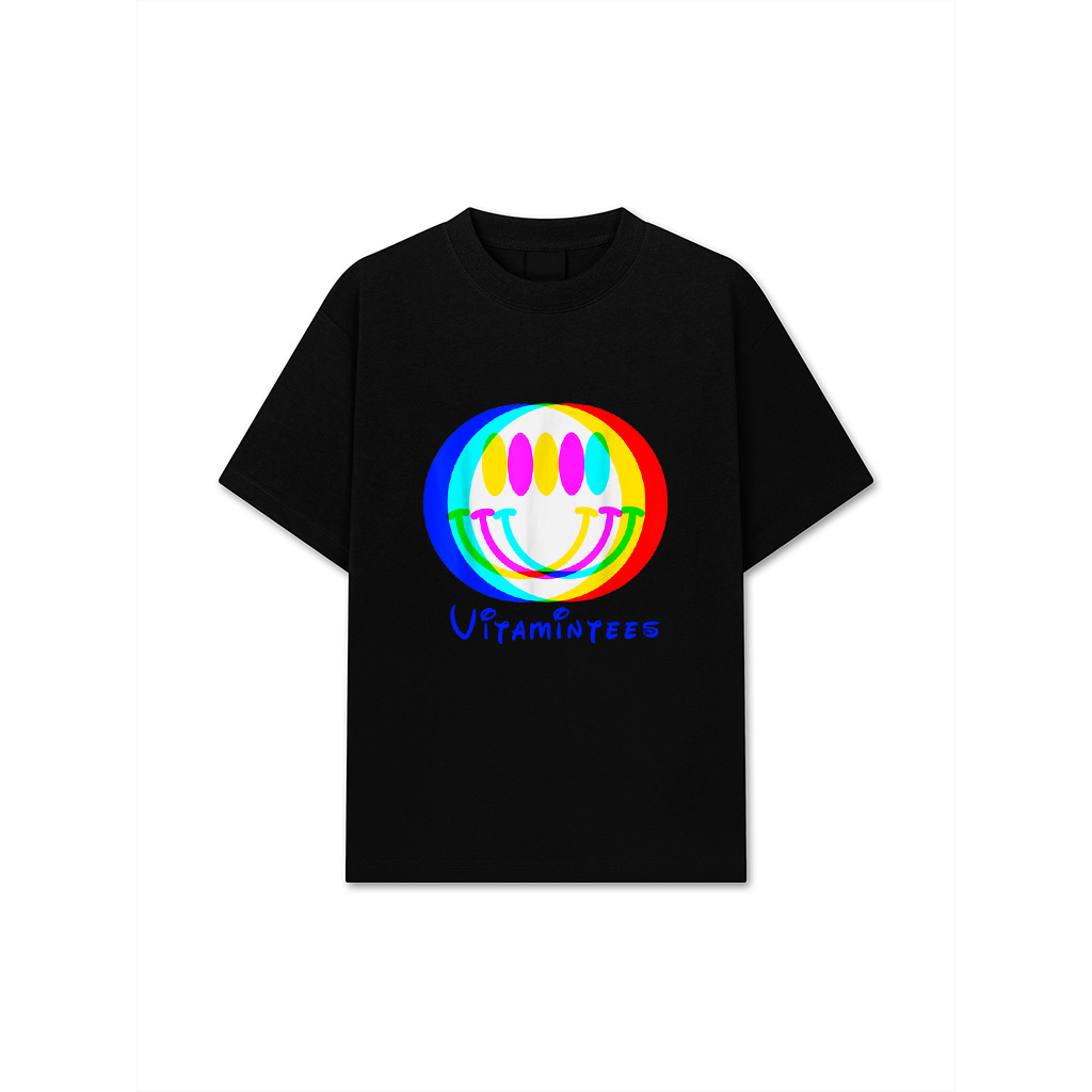 Trendy Happy Face Retro Groovy Smile Face T-Shirt