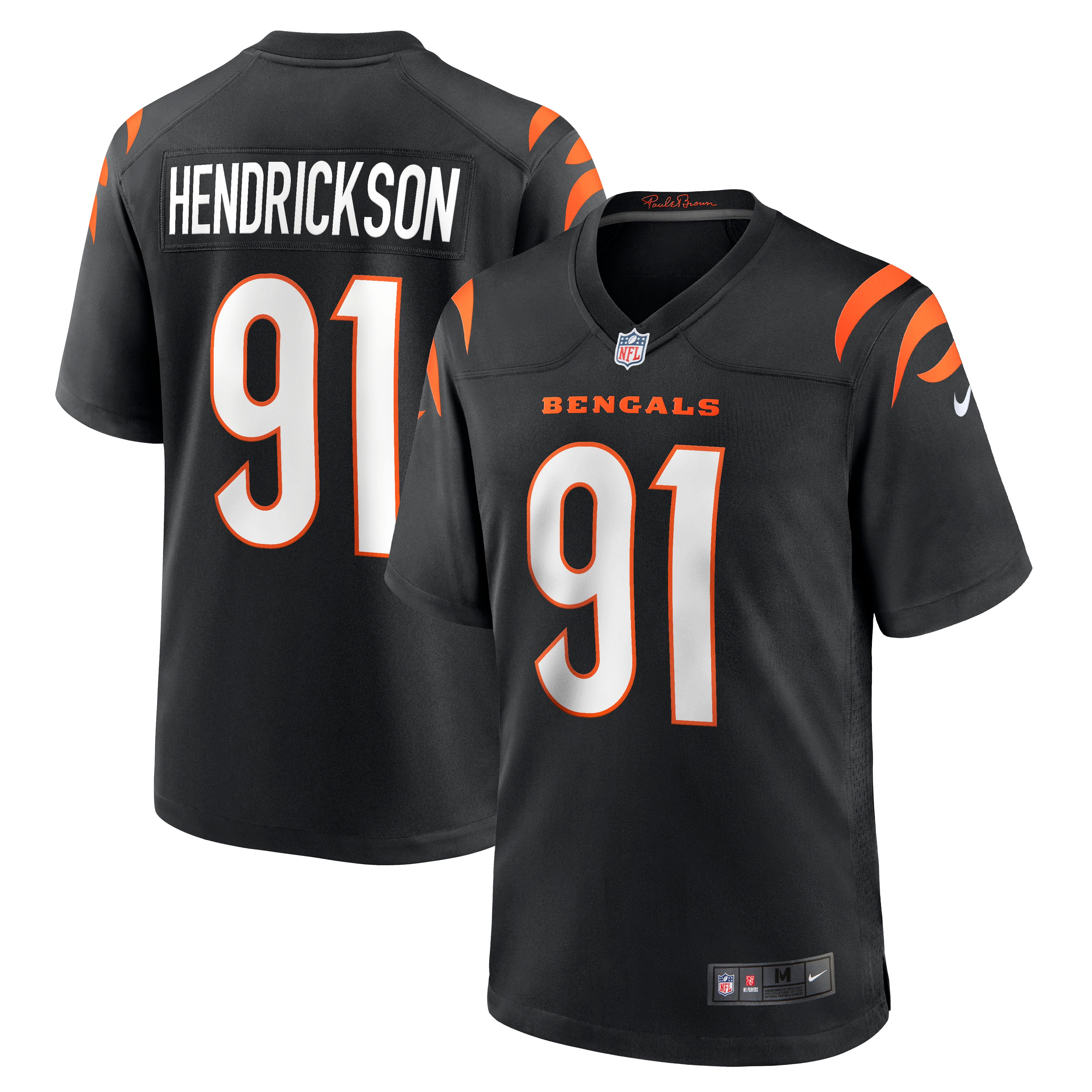 Trey Hendrickson Cincinnati Bengals Nike Game Jersey   Black