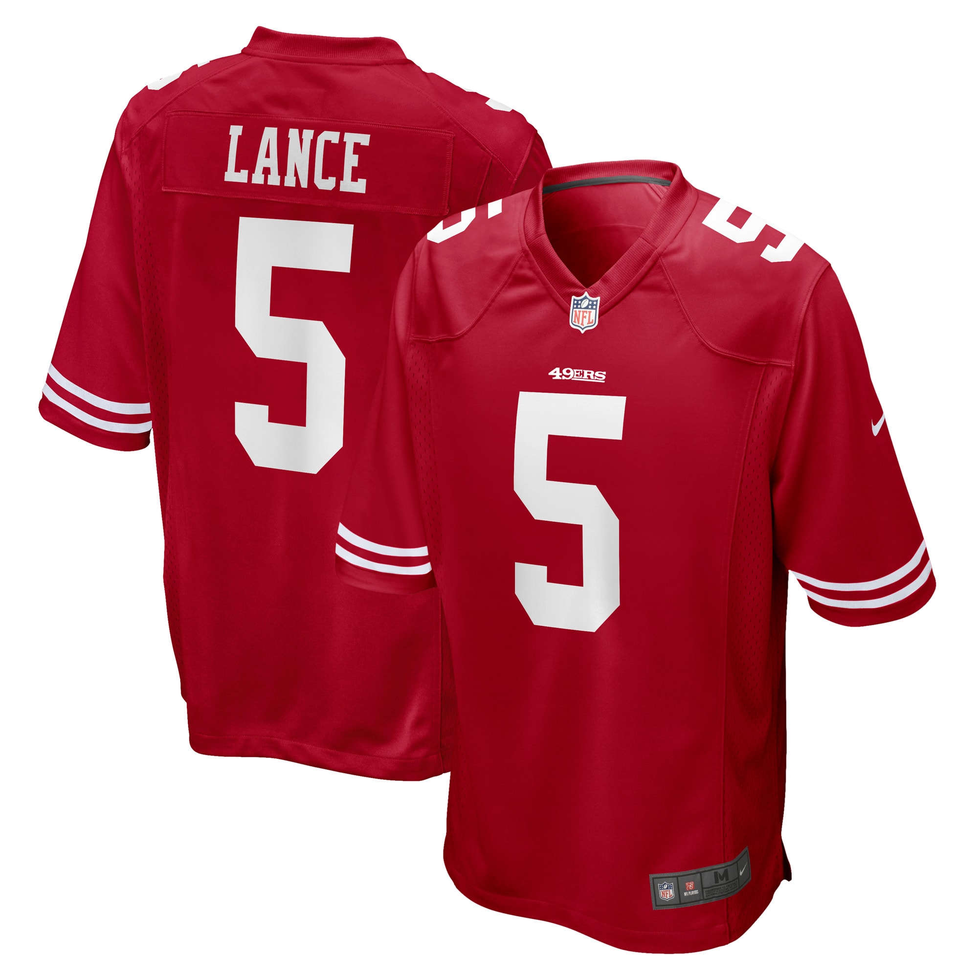 Trey Lance San Francisco 49Ers Nike Game Jersey   Scarlet