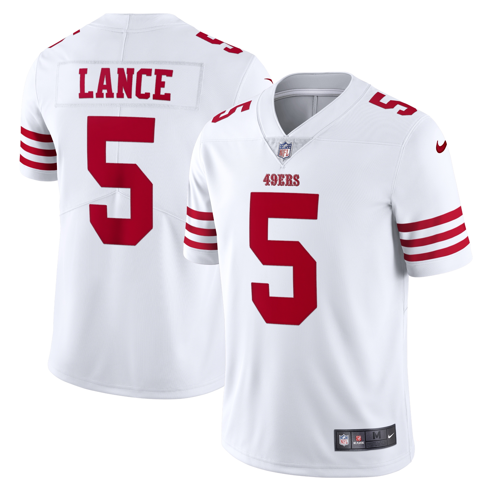 Trey Lance San Francisco 49Ers Nike Vapor Limited Jersey   White