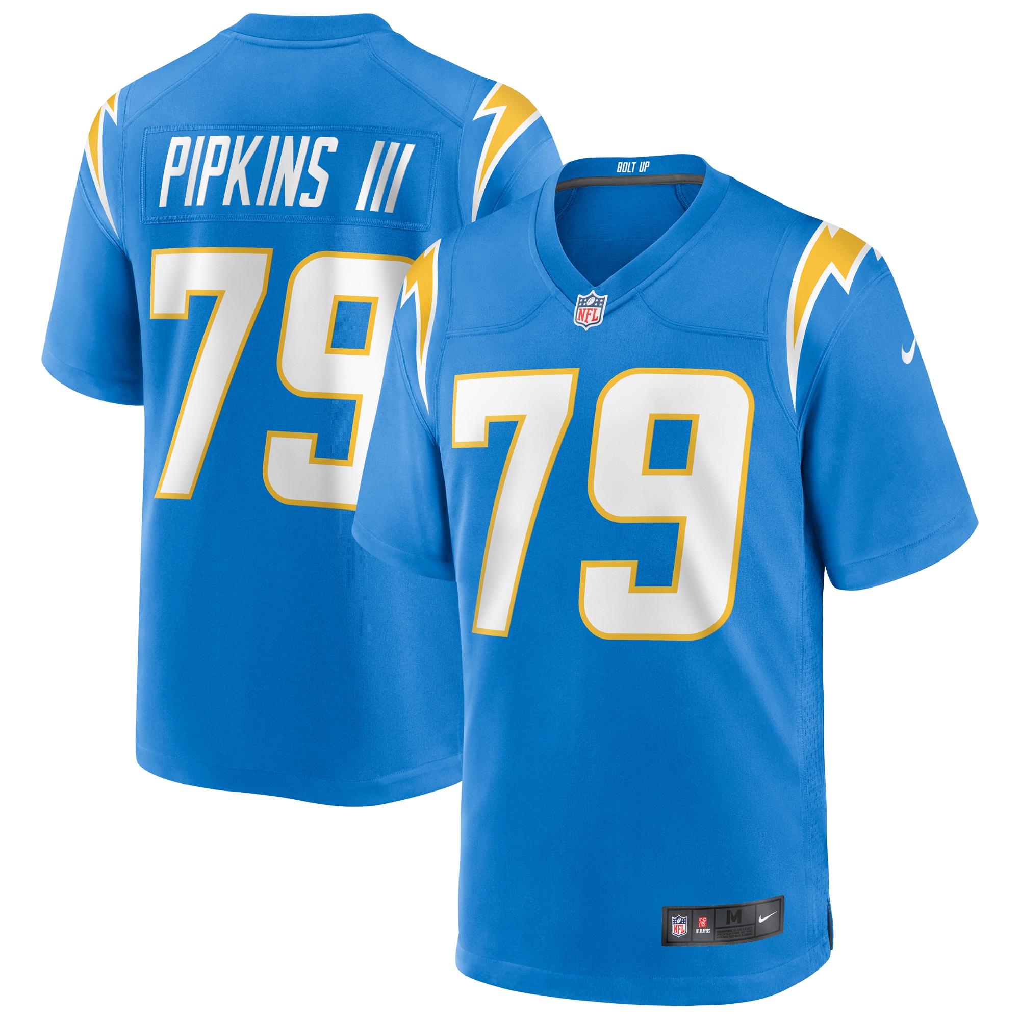 Trey Pipkins III Los Angeles Chargers Nike Game Jersey   Powder Blue