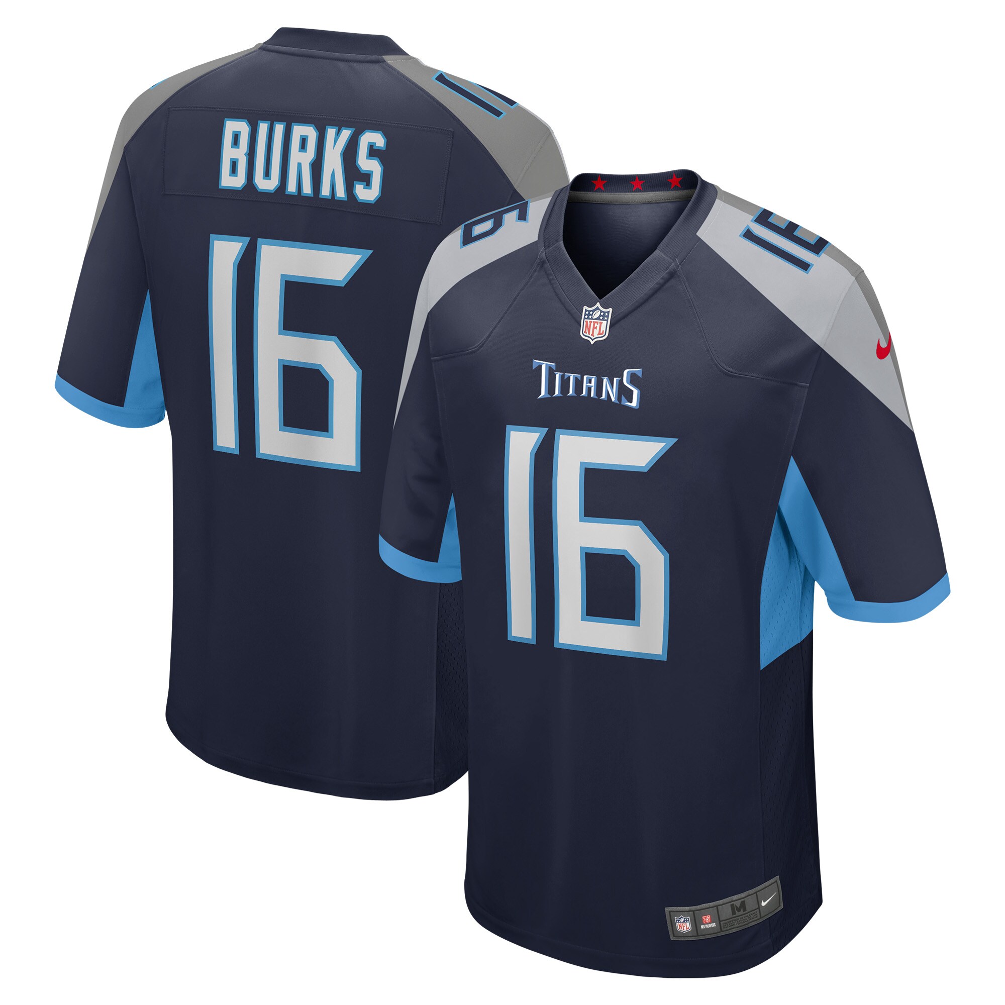 Treylon Burks Tennessee Titans Nike Player Game Jersey   Navy