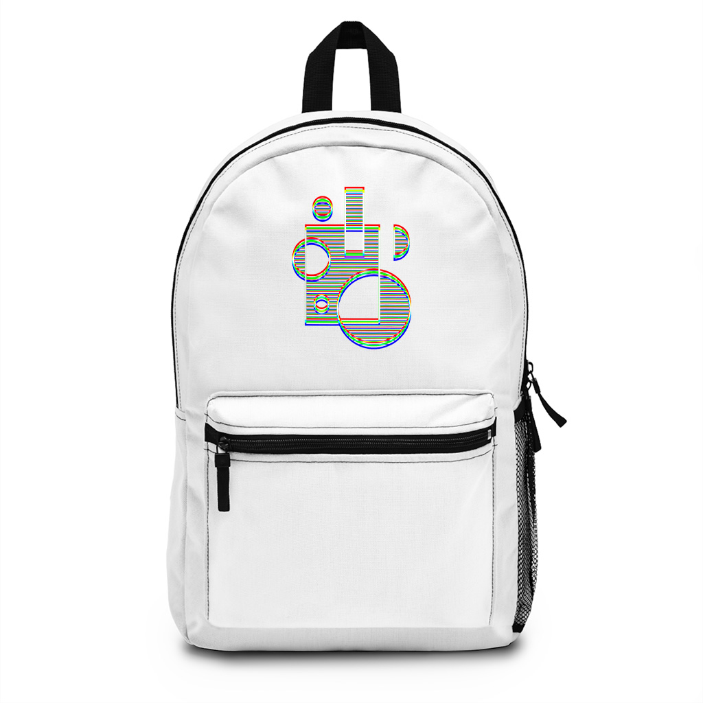 Trippy Geometric Shapes Backpack