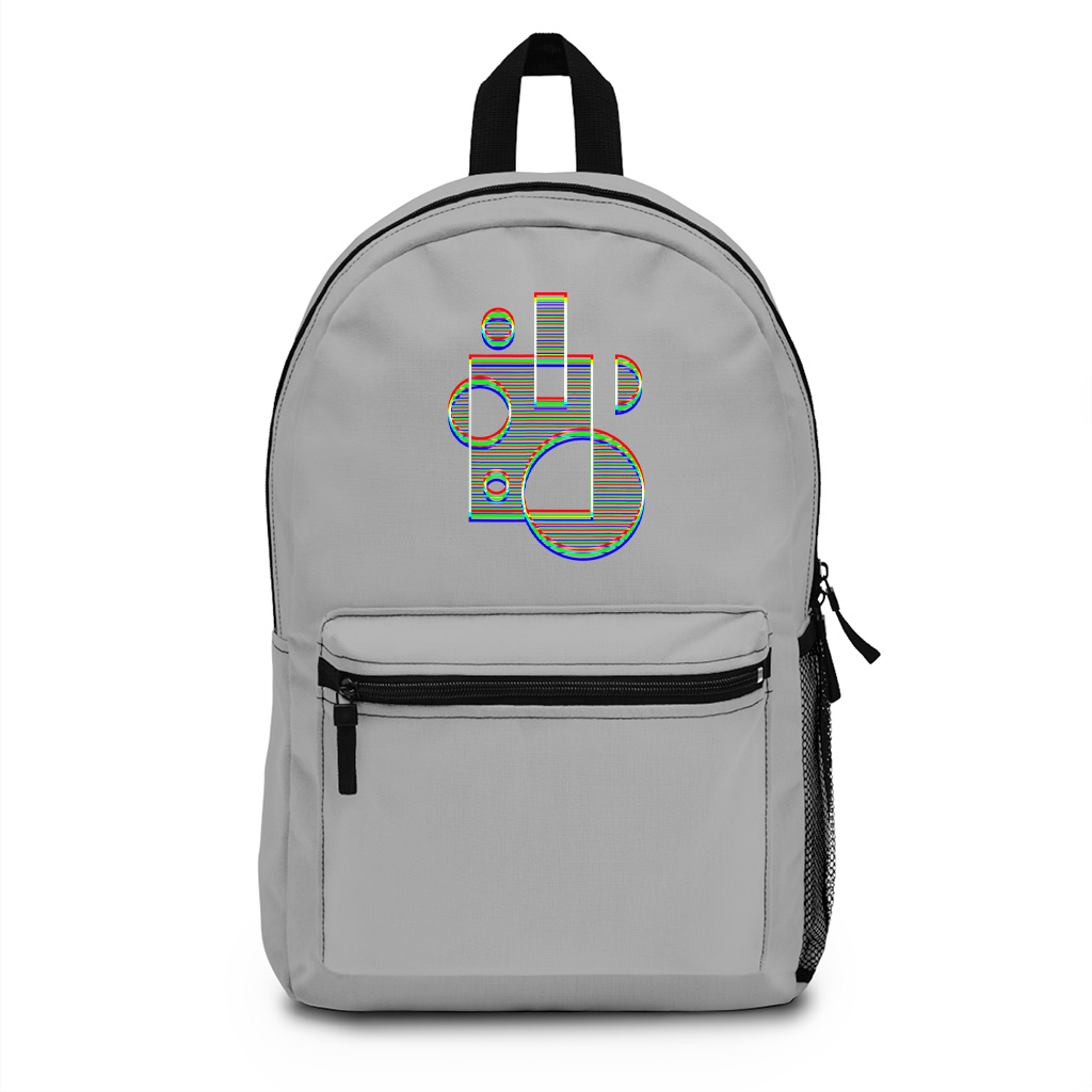 Trippy Geometric Shapes Backpack - Image 5