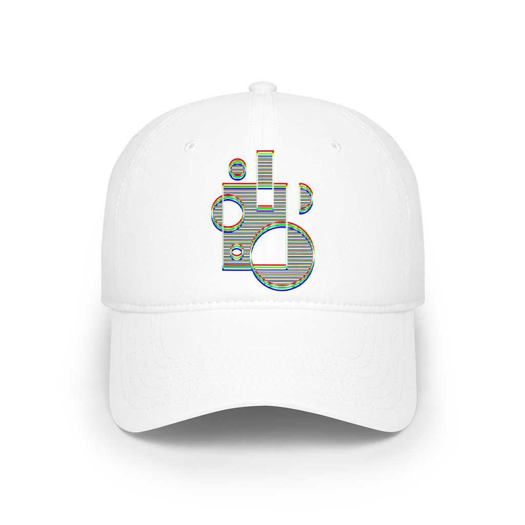 Trippy Geometric Shapes Cap