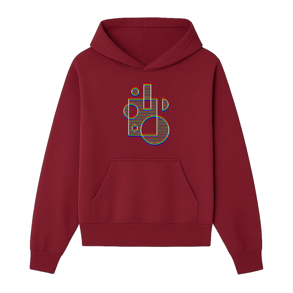Trippy Geometric Shapes Hoodie - Image 6