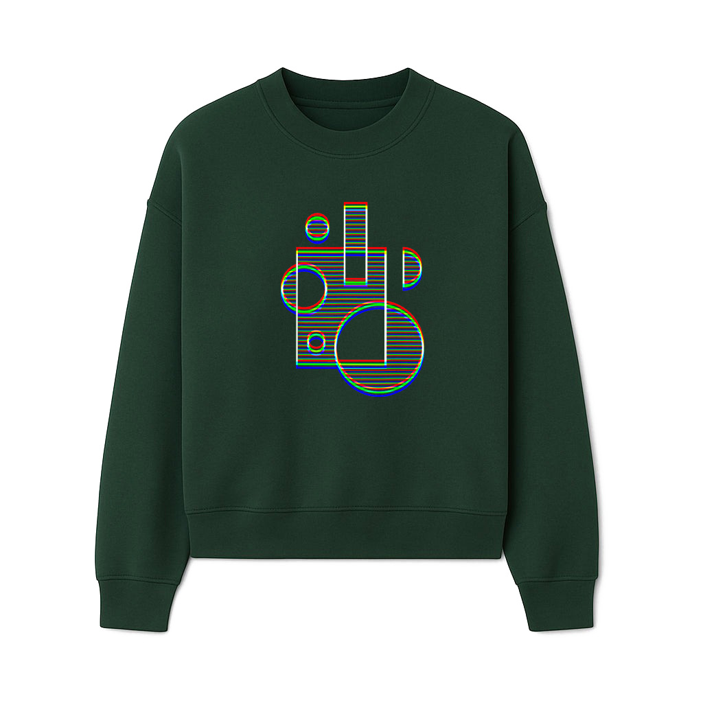 Trippy Geometric Shapes Sweatshirts - Image 3