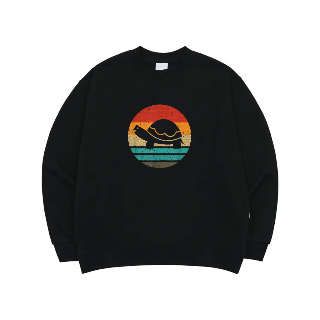 Turtle Retro Style Vintage Sweatshirt 1