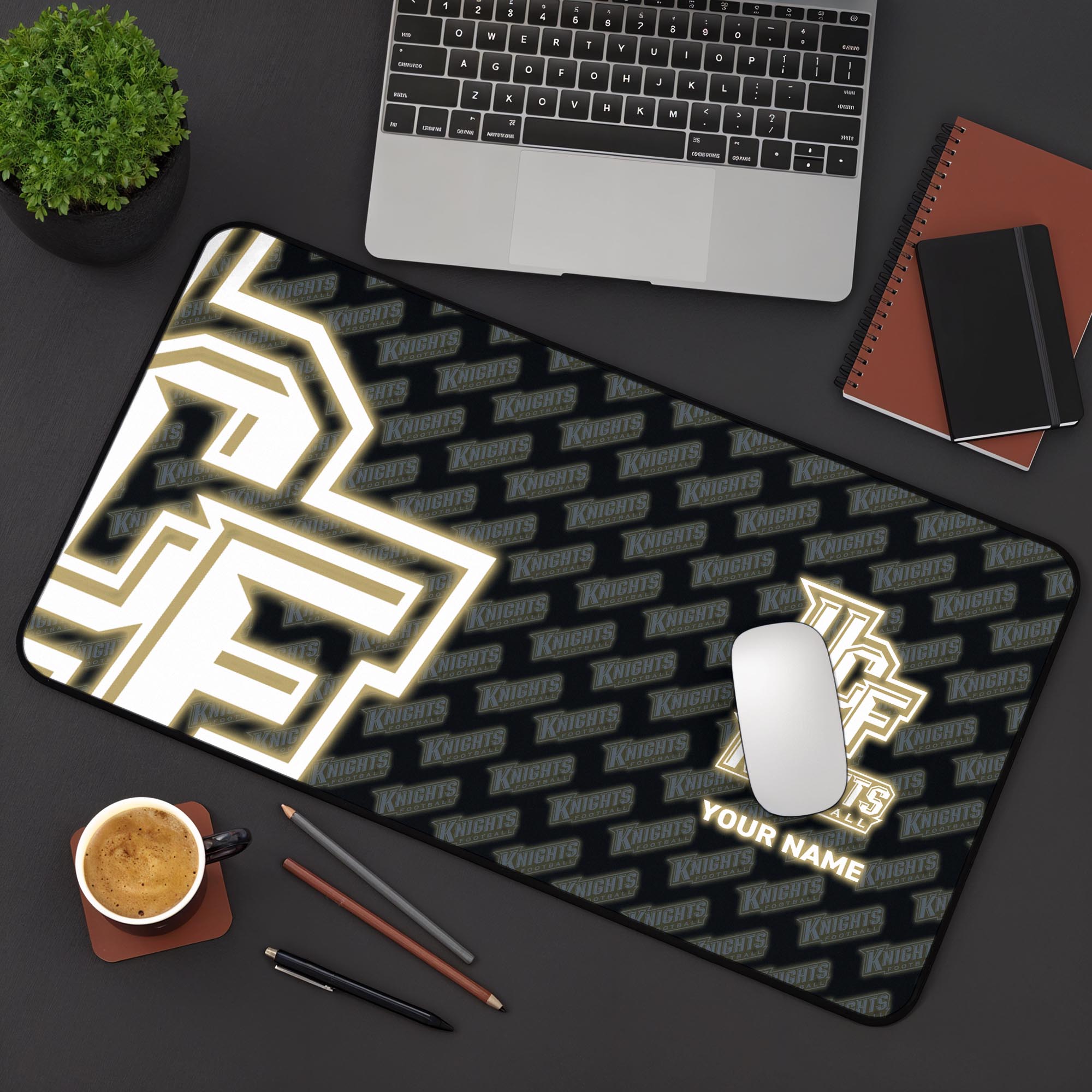 UCF Knights 2025 Version Mouse Pad Custom Printed, Sport Team Mouse Pad, Sport Gift For Fans