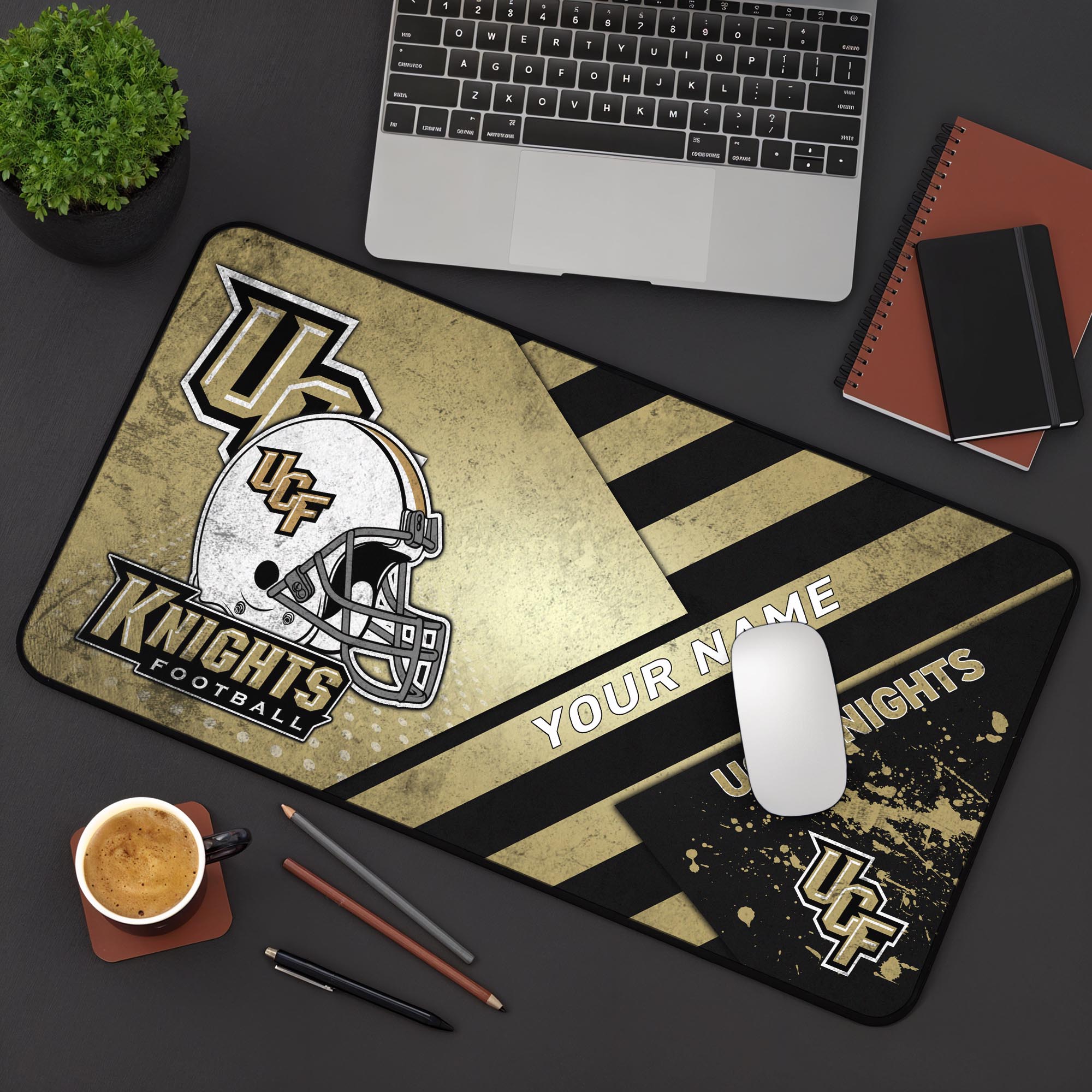 UCF Knights 2025 Version Mouse Pad Custom Printed, Sport Team Mouse Pad, Sport Gift For Fans