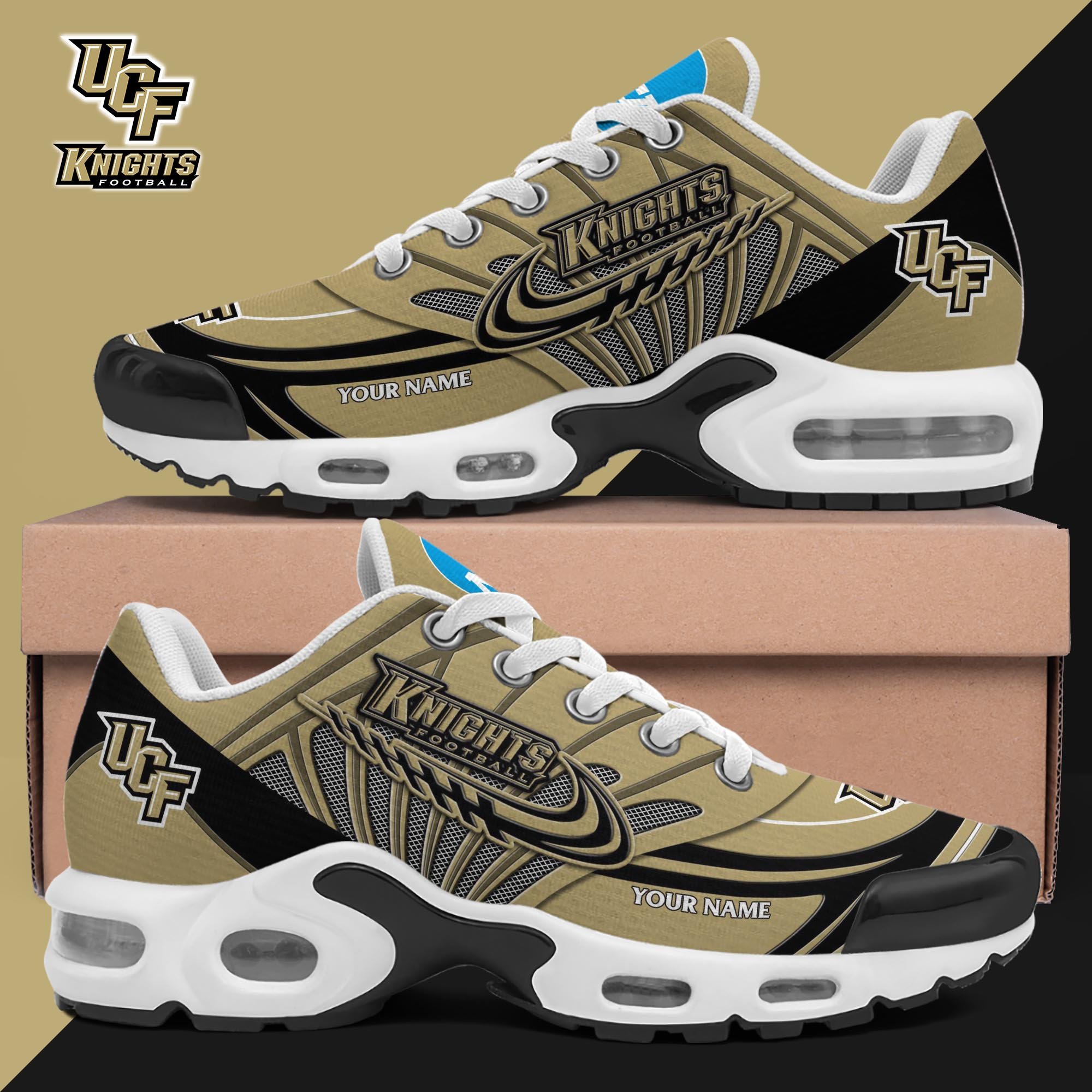 UCF Knights TN Shoes 2025 Version Custom Your Name, Shoes For Sport Fans, Gift For Fans