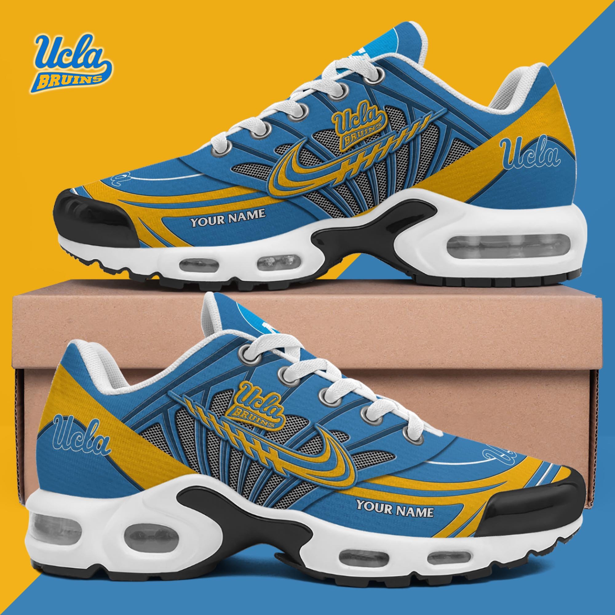 UCLA Bruins TN Shoes 2025 Version Custom Your Name, Shoes For Sport Fans, Gift For Fans