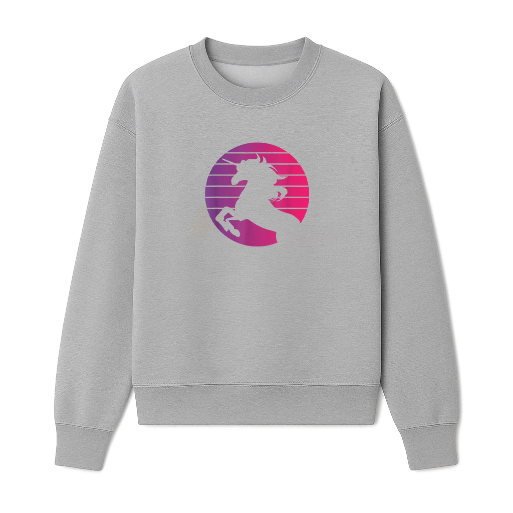 Unicorn Retro Style Vintage Sweatshirts 06-10-2025