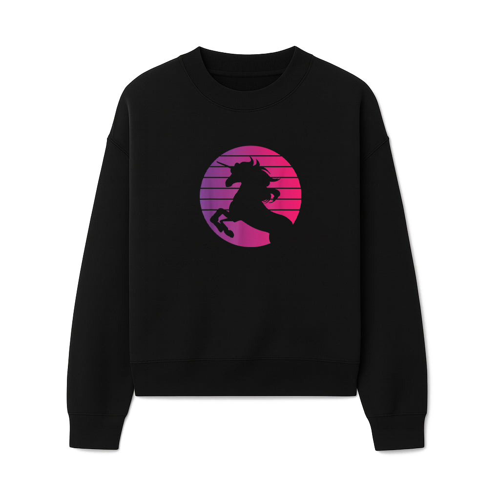 Unicorn Retro Style Vintage Sweatshirts 06-10-2025